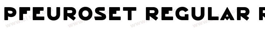 PFEuroset Regular Re字体转换